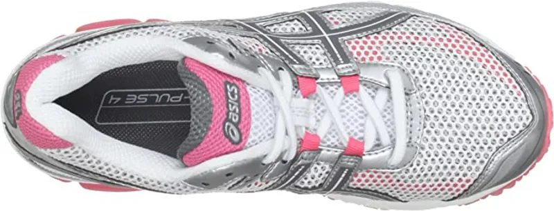 Asics Women's GEL-Pulse 4 White/Grey/Pink UK 7-5